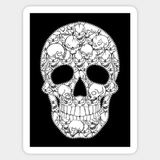 A Skull of Skulls Sticker